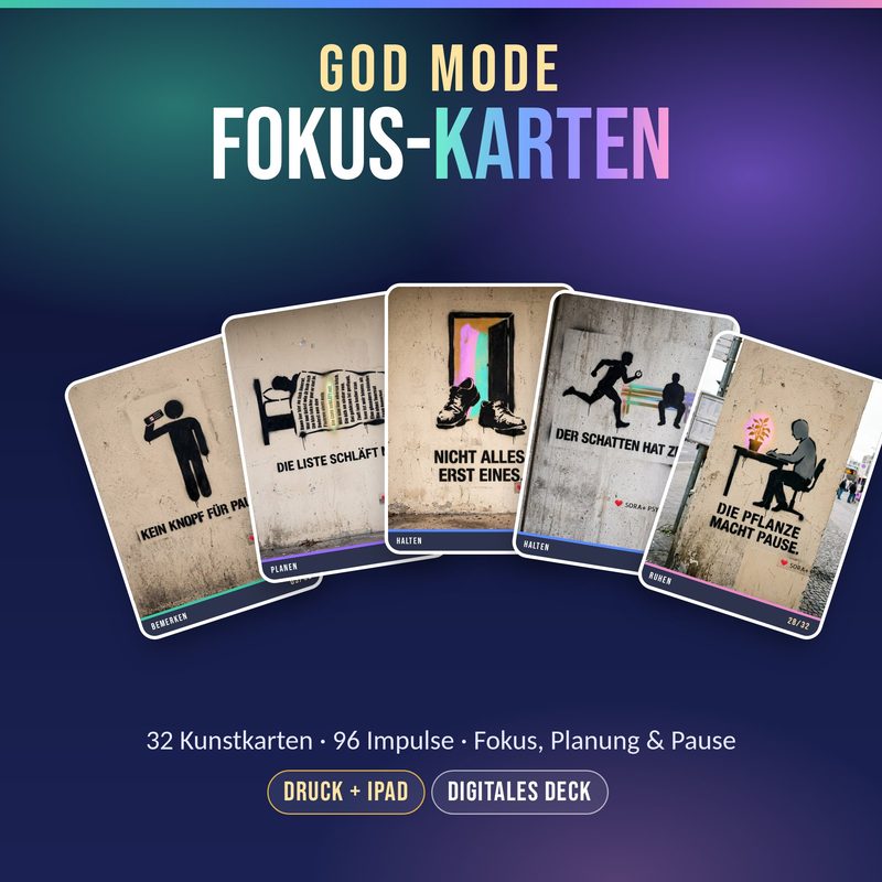32 Fokus-Karten GOD MODE FOCUS