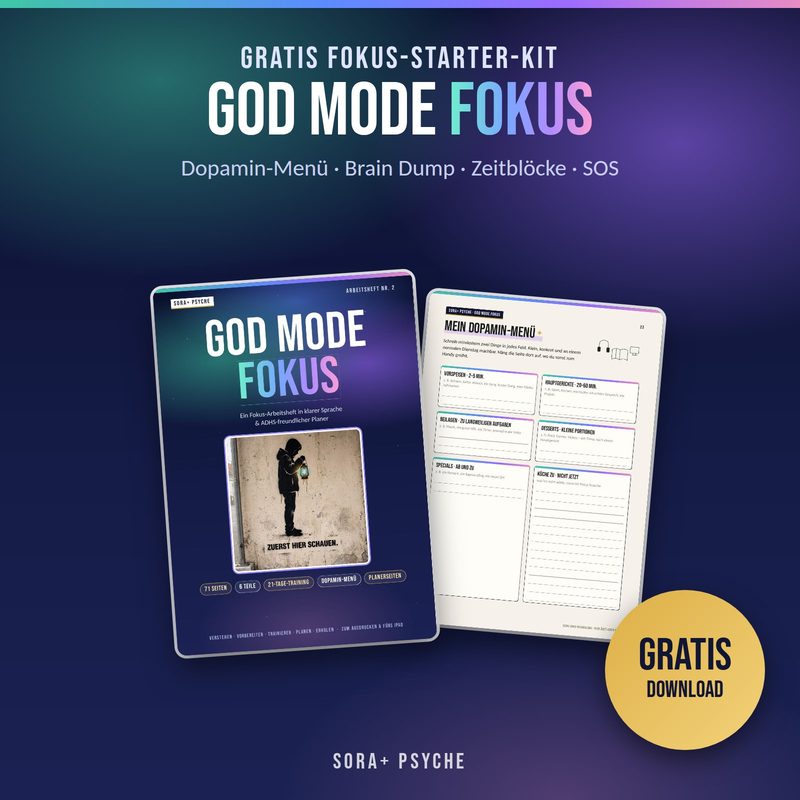 Gratis Fokus-Starter-Kit aus GOD MODE FOCUS