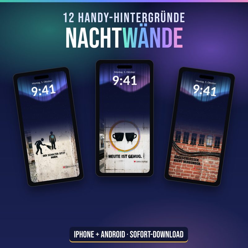 Zwölf Handy-Hintergründe Nachtwände