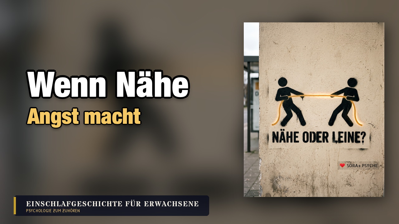 Titelbild: Einschlafgeschichte für Erwachsene · Wenn Nähe Angst macht (Folge 7)